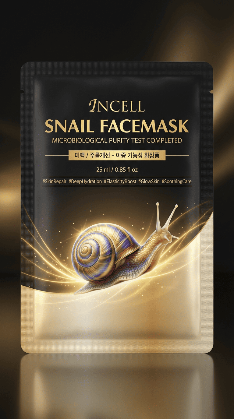 Incell Snail Facemask Korean skincare product